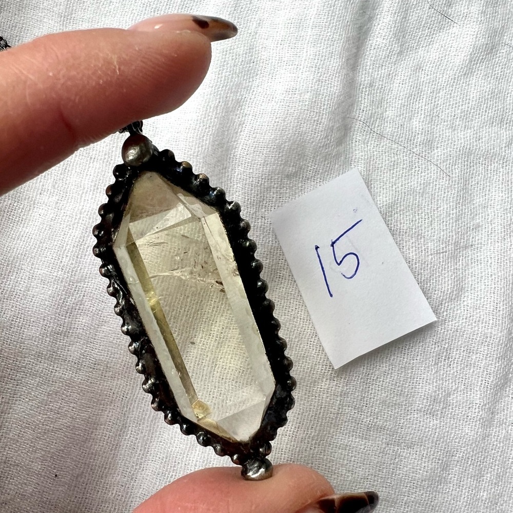 * NEW STOCK! * DT Citrine Chakra Clearing Necklace Pendant - Picture 8 of 9